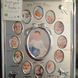 Baby  First  Year  Picture  Frame. Collage
